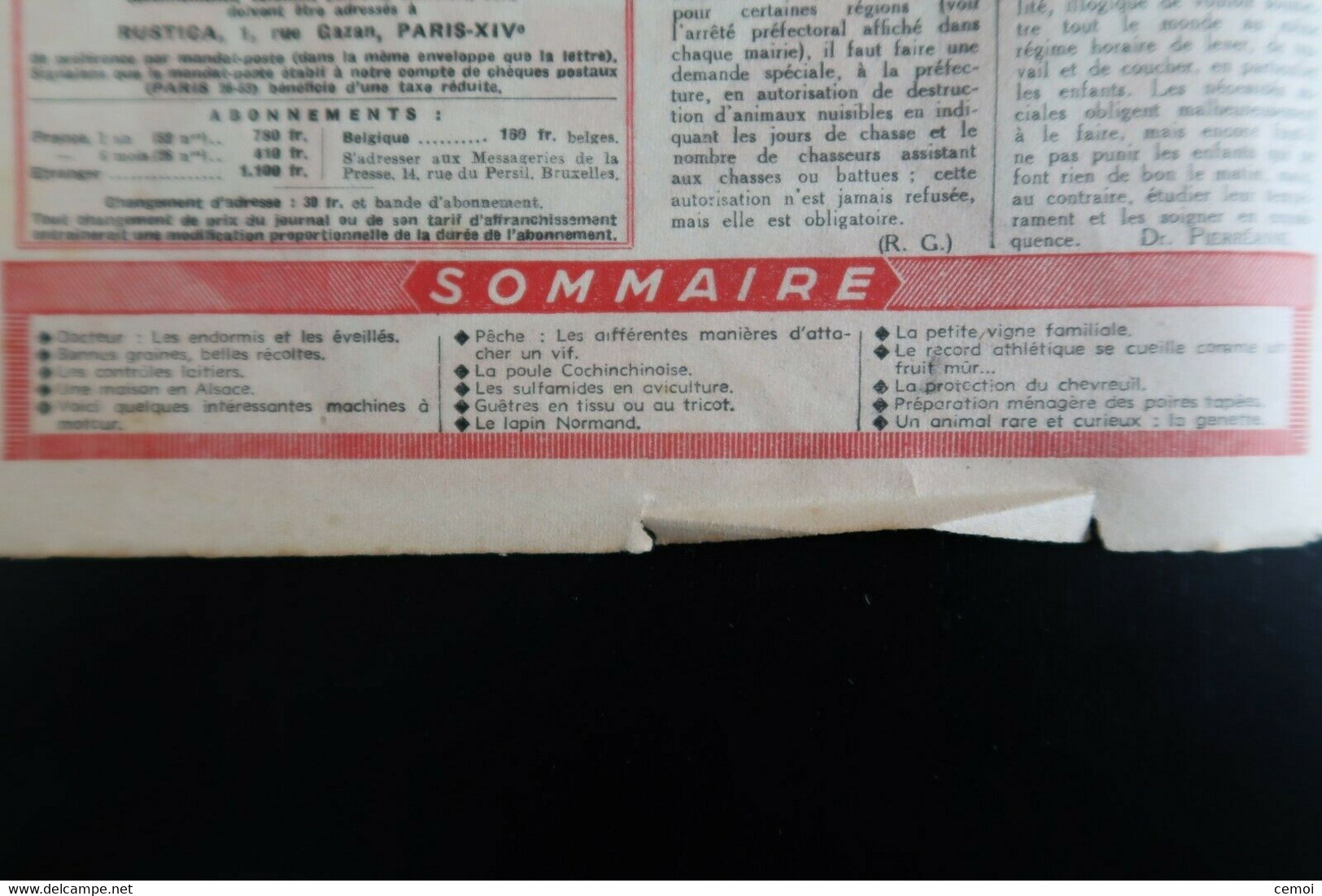 Rustica N°3 Du 18 Janvier 1953 - Jardinage