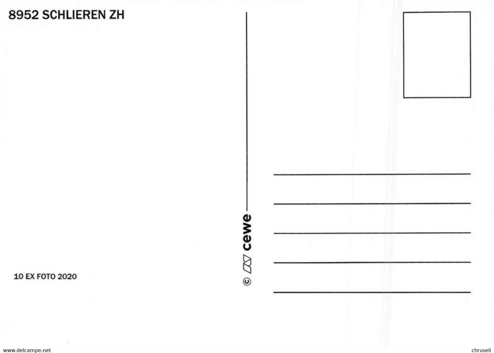 Schlieren 5 Bild  H  Postauto   Limitierte Auflage! - Schlieren