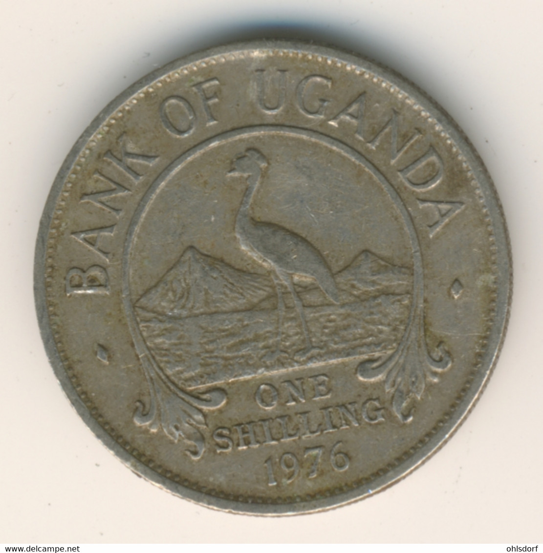 UGANDA 1976: 1 Shilling, KM 5a - Uganda