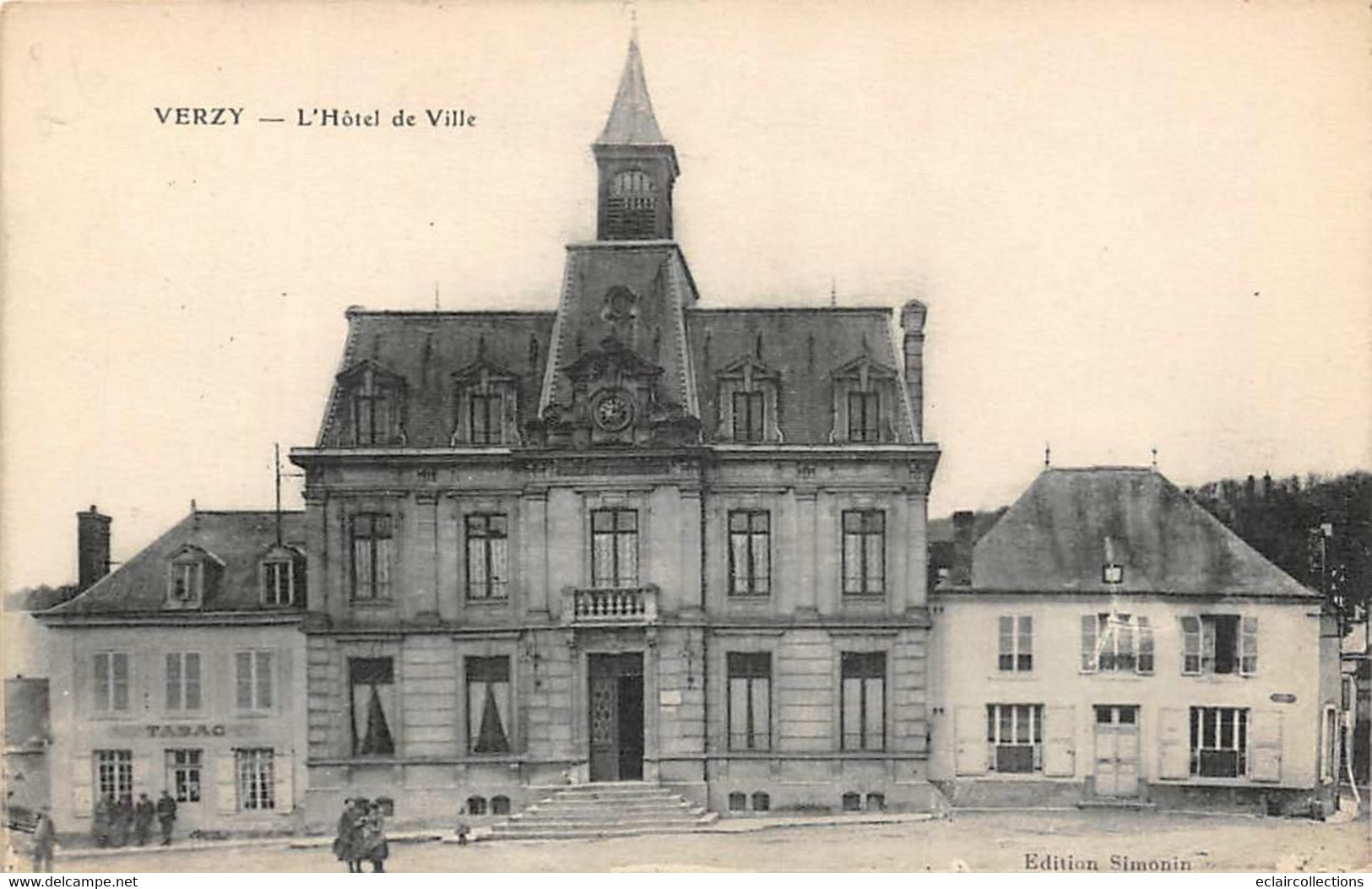 Verzy              51         Hôtel De Ville.         (voir Scan) - Verzy