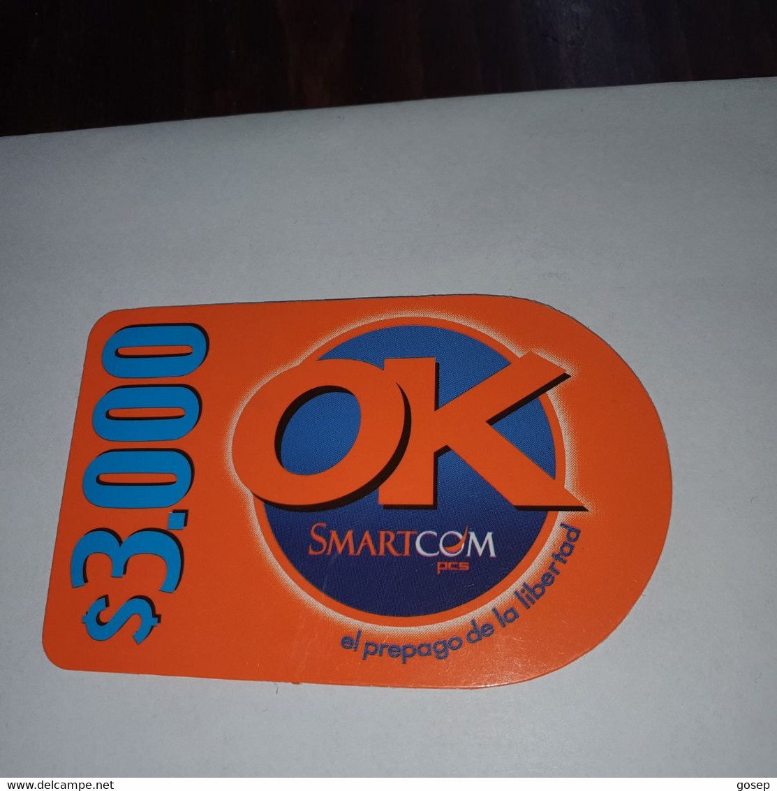 Chile-smartcom-(13)-($3.000)-(975739353268)-(not Date)-(look Outside)-used Card+1card Prepiad Free - Chile