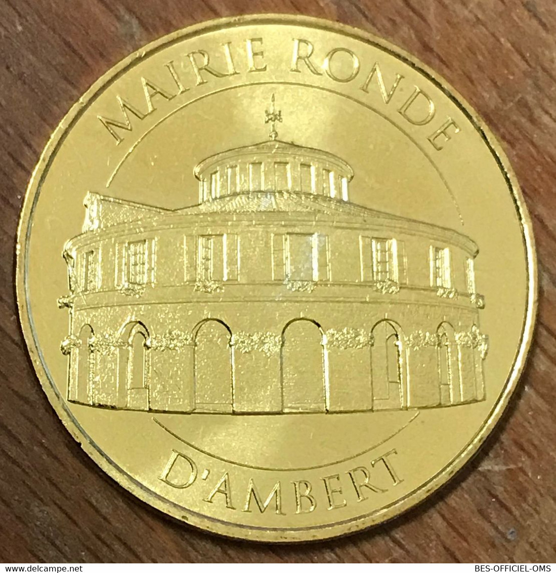 63 MAIRIE RONDE D'AMBERT MDP 2016 NG MÉDAILLE SOUVENIR MONNAIE DE PARIS JETON TOURISTIQUE MEDALS COINS TOKENS - 2016