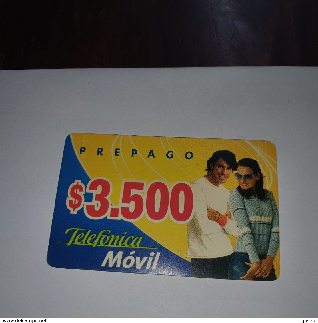 Chile-telefonica Movil-(22)-($3.500)-(7504-4442-9963-0)-(20/8/2004)-(look Outside)-used Card+1card Prepiad Free - Chili