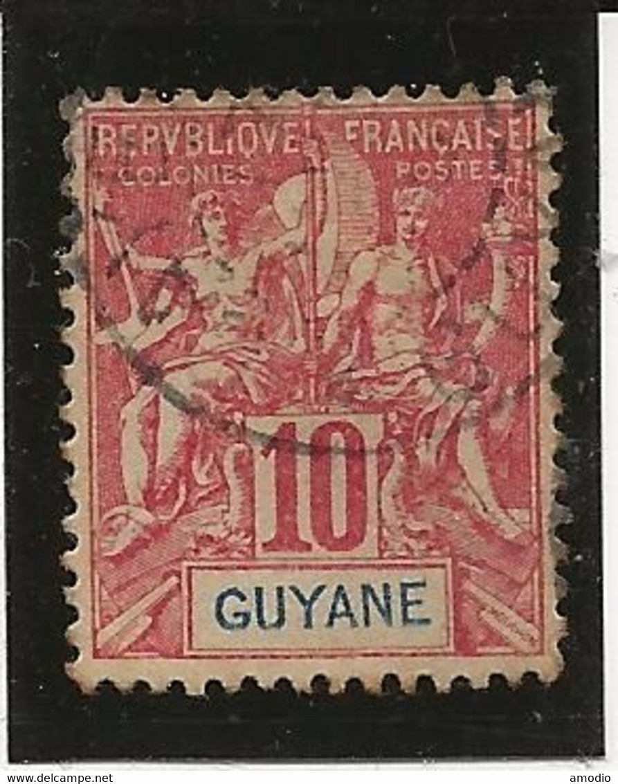 Guyane YT 43/44 Oblit Cayenne 2 Scans - Used Stamps