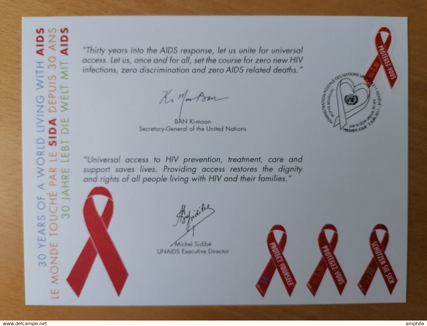 SIDA AIDS - Covers & Documents