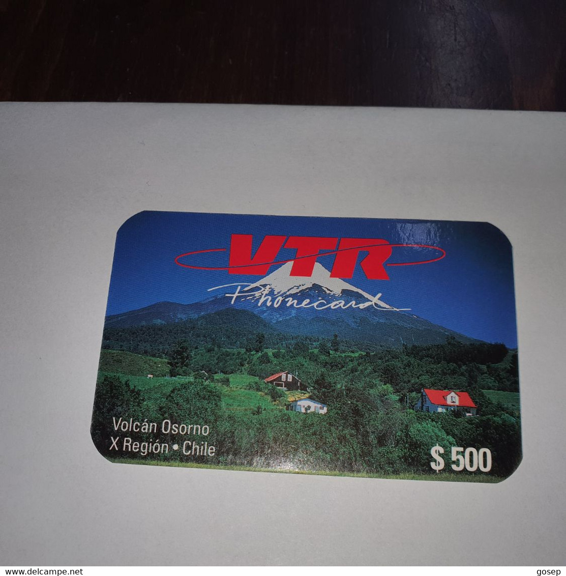 Chile-VTR-(28)-($500)-(mint Card-212004)-(30/7/97)-(look Outside)-used Card+1card Prepiad Free - Chile