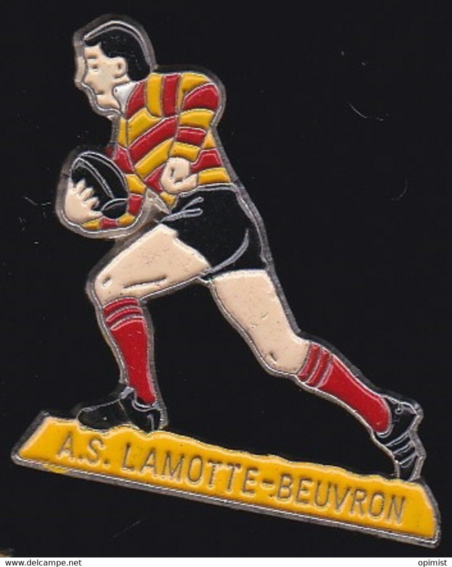 69863-Pin's.Rugby.Lamotte-Beuvron. Loir-et-Cher.région Centre-Val De Loire. - Rugby