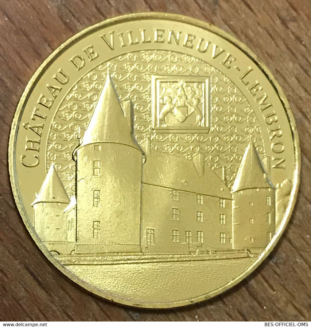 63 CHÂTEAU DE VILLENEUVE-LEMBRON MDP 2019 MÉDAILLE SOUVENIR MONNAIE DE PARIS JETON TOURISTIQUE MEDALS TOKENS - 2019