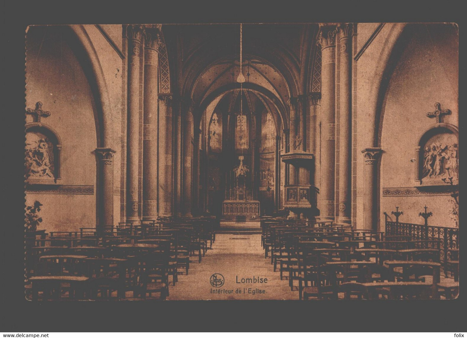 Lombise - Intérieur De L'église - 1926 - Lens