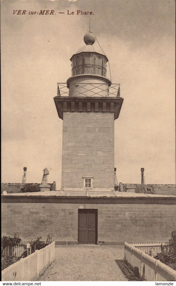 VER-sur-MER. Cpa  - Le Phare.   (scans Recto-verso) - Altri & Non Classificati