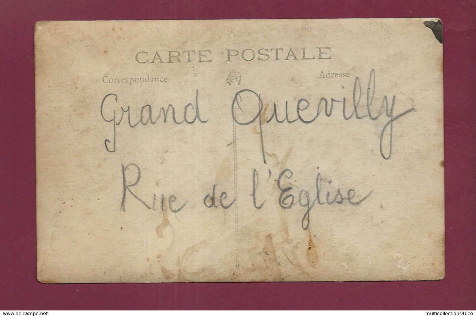 220221 - RARE CARTE PHOTO - 76 LE GRAND QUEVILLY Commerce Boucherie Devanture Carcasse Viande Boucher L HENNETIER - Le Grand-quevilly