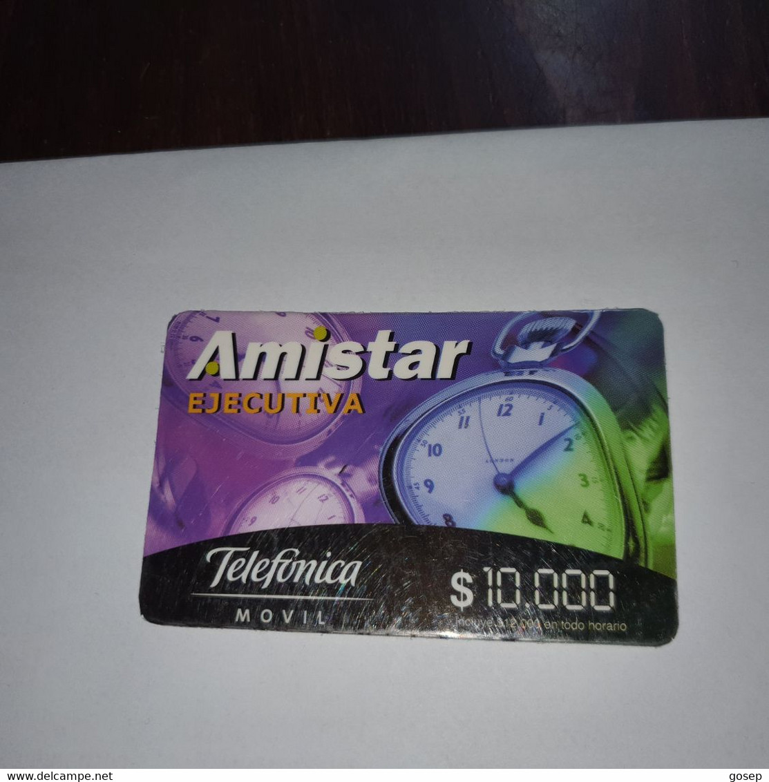 Chile- Amistar Ejecutiva-(31)-($10.000)-(6469-8488-2629-9)-(31/1/2001)-(look Outside)-used Card+1card Prepiad Free - Chili