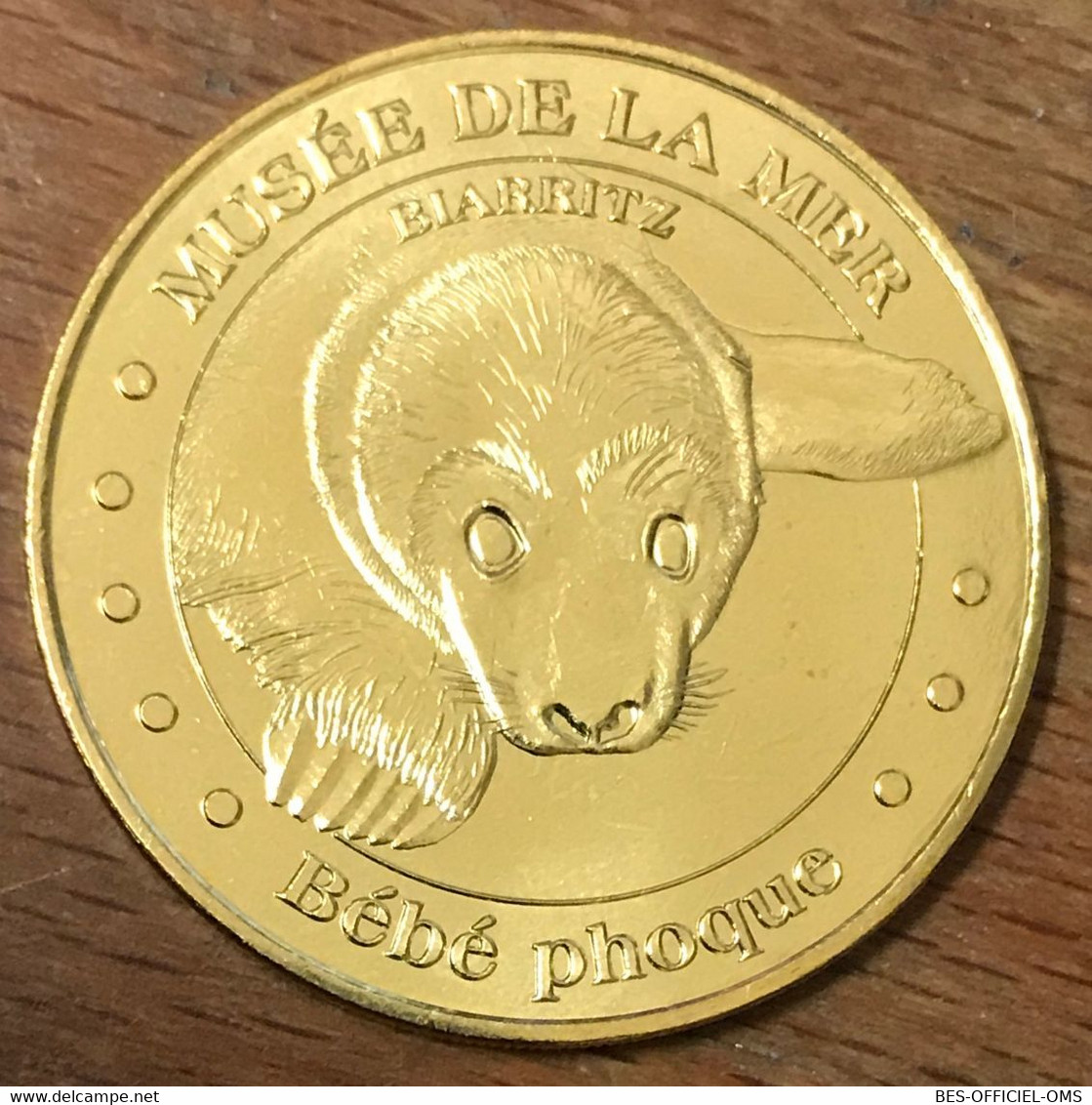 64 BIARRITZ MUSÉE DE LA MER BÉBÉ PHOQUE MDP 2016 MÉDAILLE SOUVENIR MONNAIE DE PARIS JETON TOURISTIQUE MEDALS COIN TOKENS - 2016