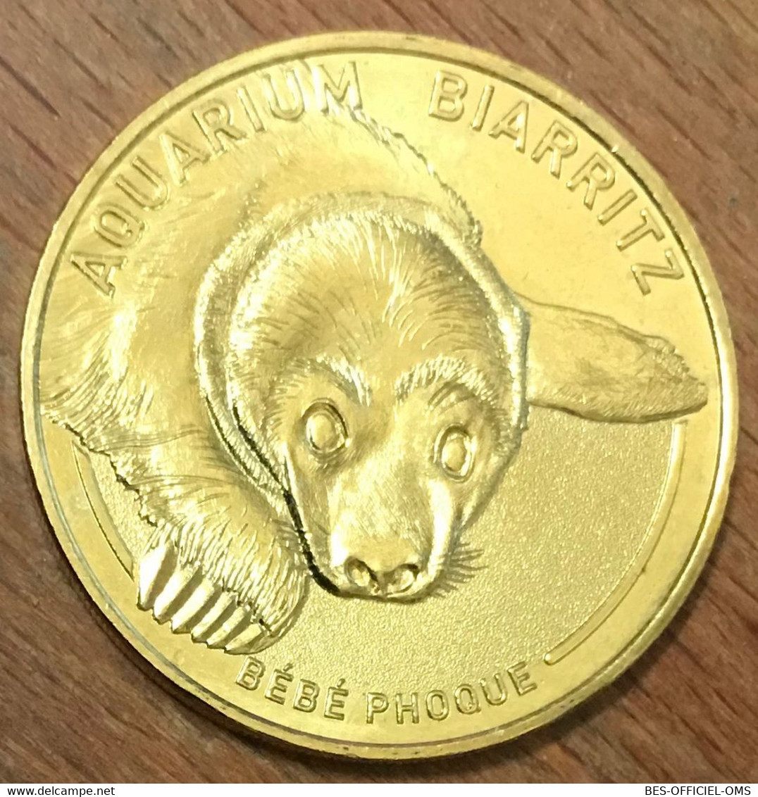 64 BIARRITZ MUSÉE DE LA MER BÉBÉ PHOQUE MDP 2019 MÉDAILLE SOUVENIR MONNAIE DE PARIS JETON TOURISTIQUE MEDALS COIN TOKENS - 2019