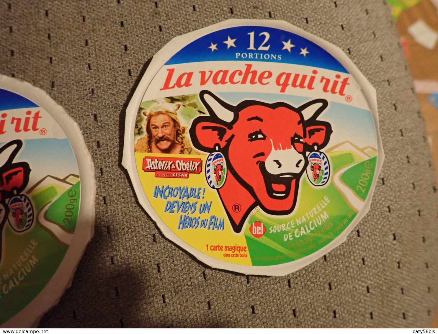 1 Etiquette Fromage Astérix La Vache Qui Rit - Cheese