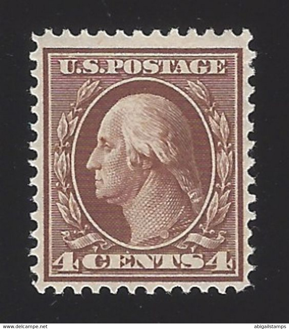 US #377 1910-11 Brown Wmk 190 Perf 12 MNH F-VF SCV $70 - Unused Stamps
