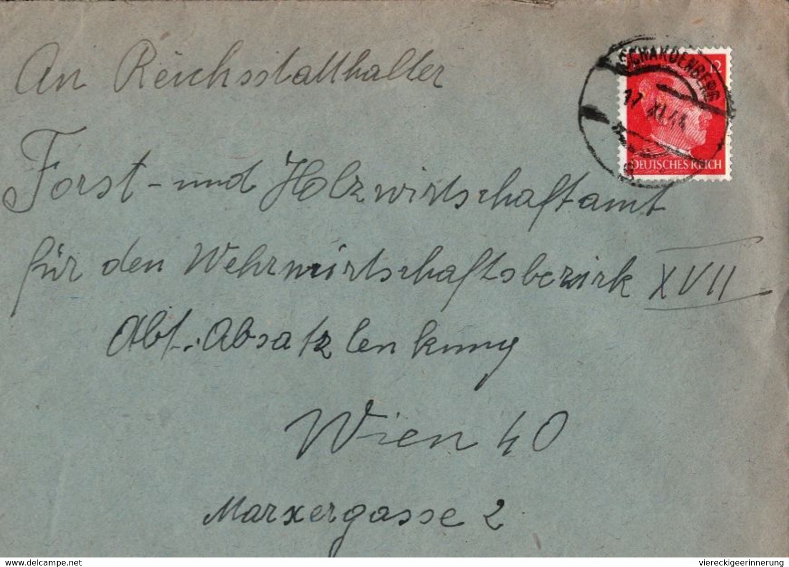 ! 1944 Brief Aus Schardenberg Nach Wien - Covers & Documents