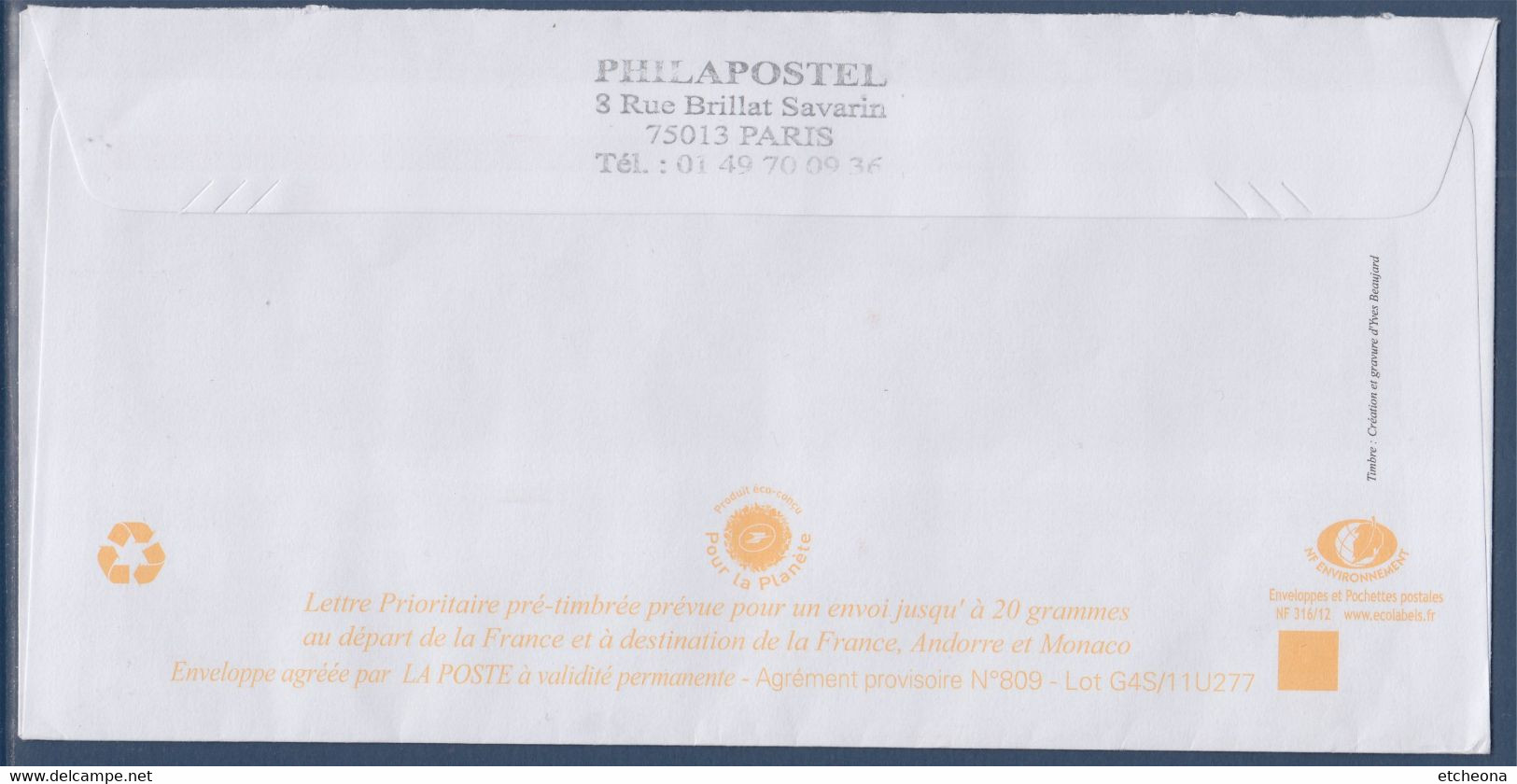 Enveloppe Entier Marianne De Beaujard Type Du N°4230 Oblitéré 29.01.21 Saint Vincent Rive D'Olt (46) Avec Numéro Tournée - Prêts-à-poster:Stamped On Demand & Semi-official Overprinting (1995-...)