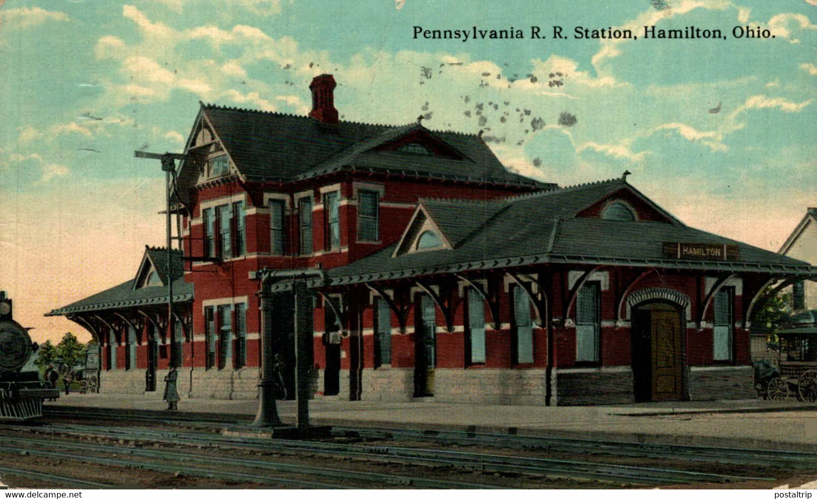 PENNSYLVANIA RR STATION HAMILTON OHIO  USA EEUU - Hamilton