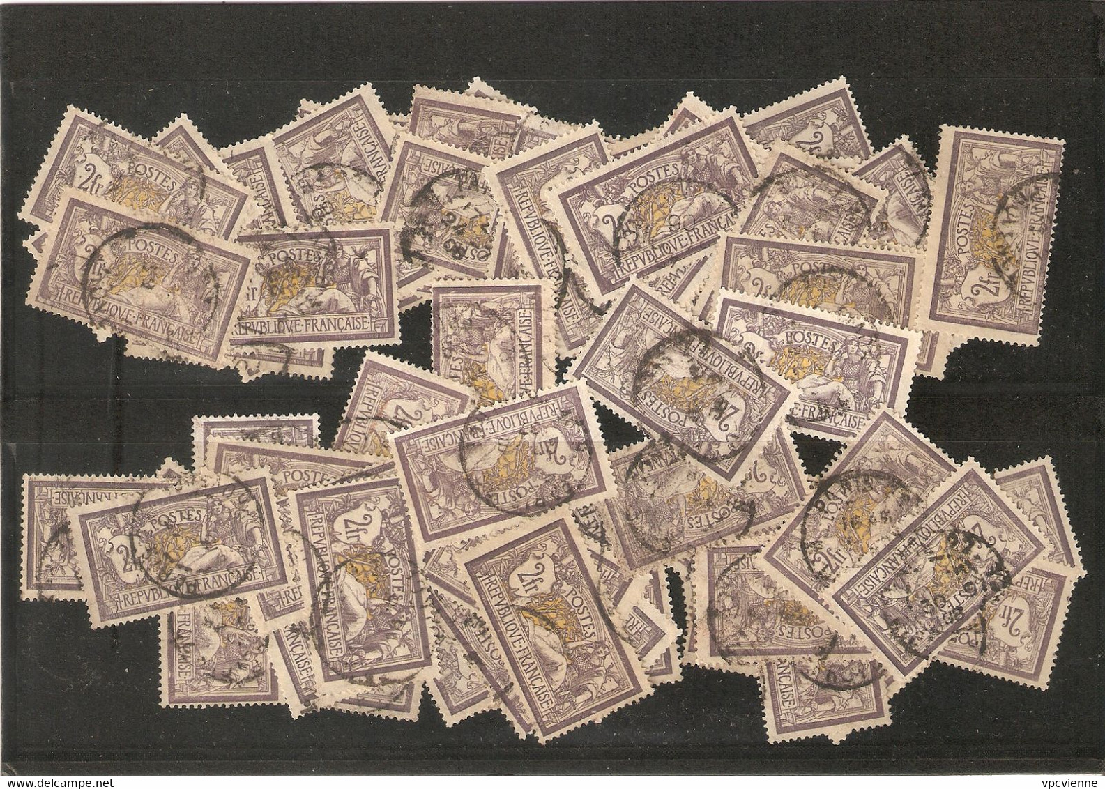 MERSON  .  N° 122  .  LOT 70 TIMBRES OBLITERES  . TRES FORTE COTE  . - 1900-27 Merson