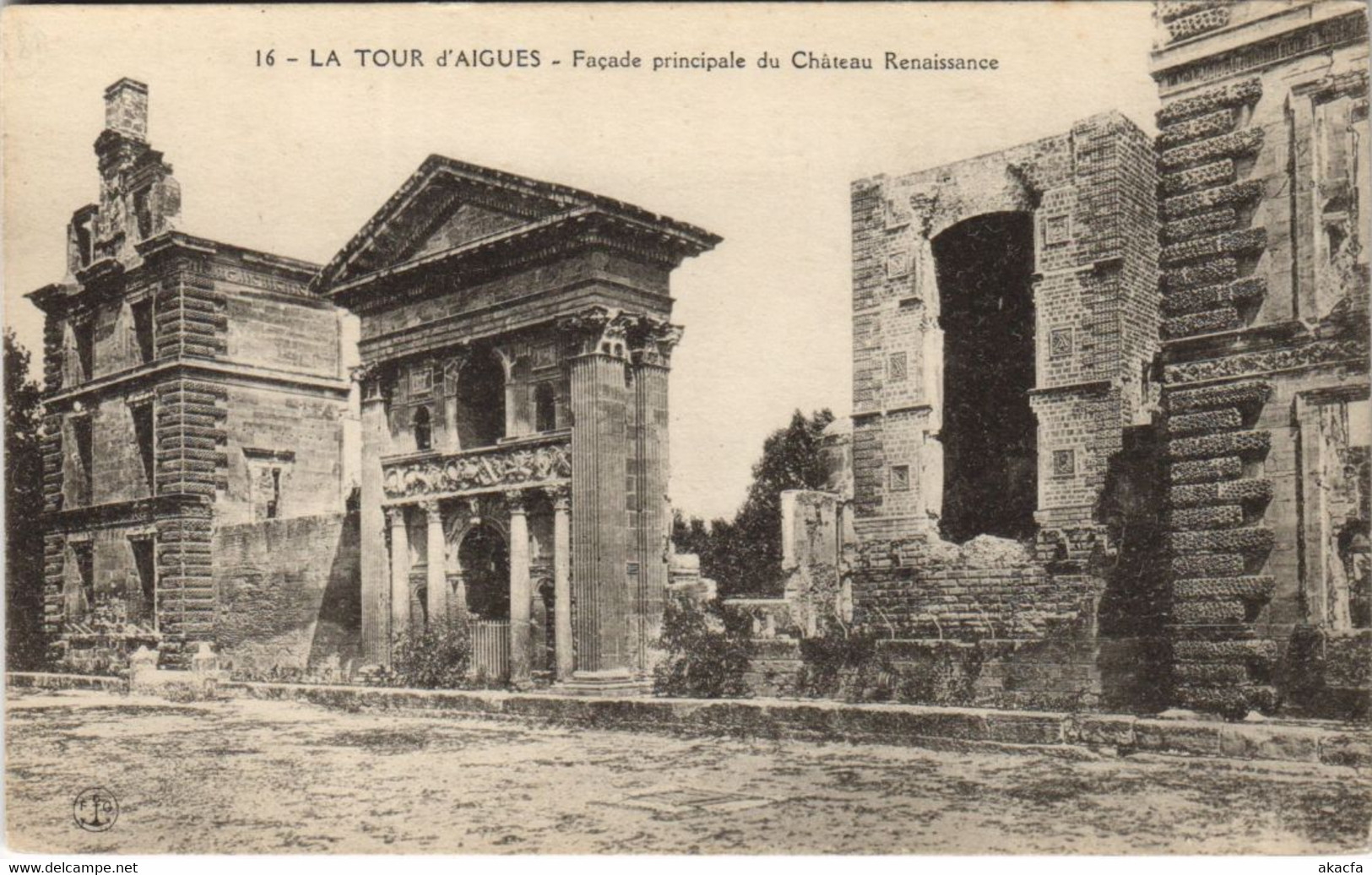 CPA LA TOUR-d'AIGUES Facade Principale Du Chateau Renaissance (1086953) - La Tour D'Aigues