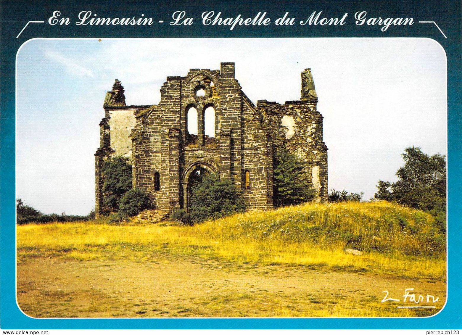 87 - La Chapelle Du Mont Gargan (fin Du XIXe Siècle) Au Sommet Du Mont Gargan - Otros & Sin Clasificación