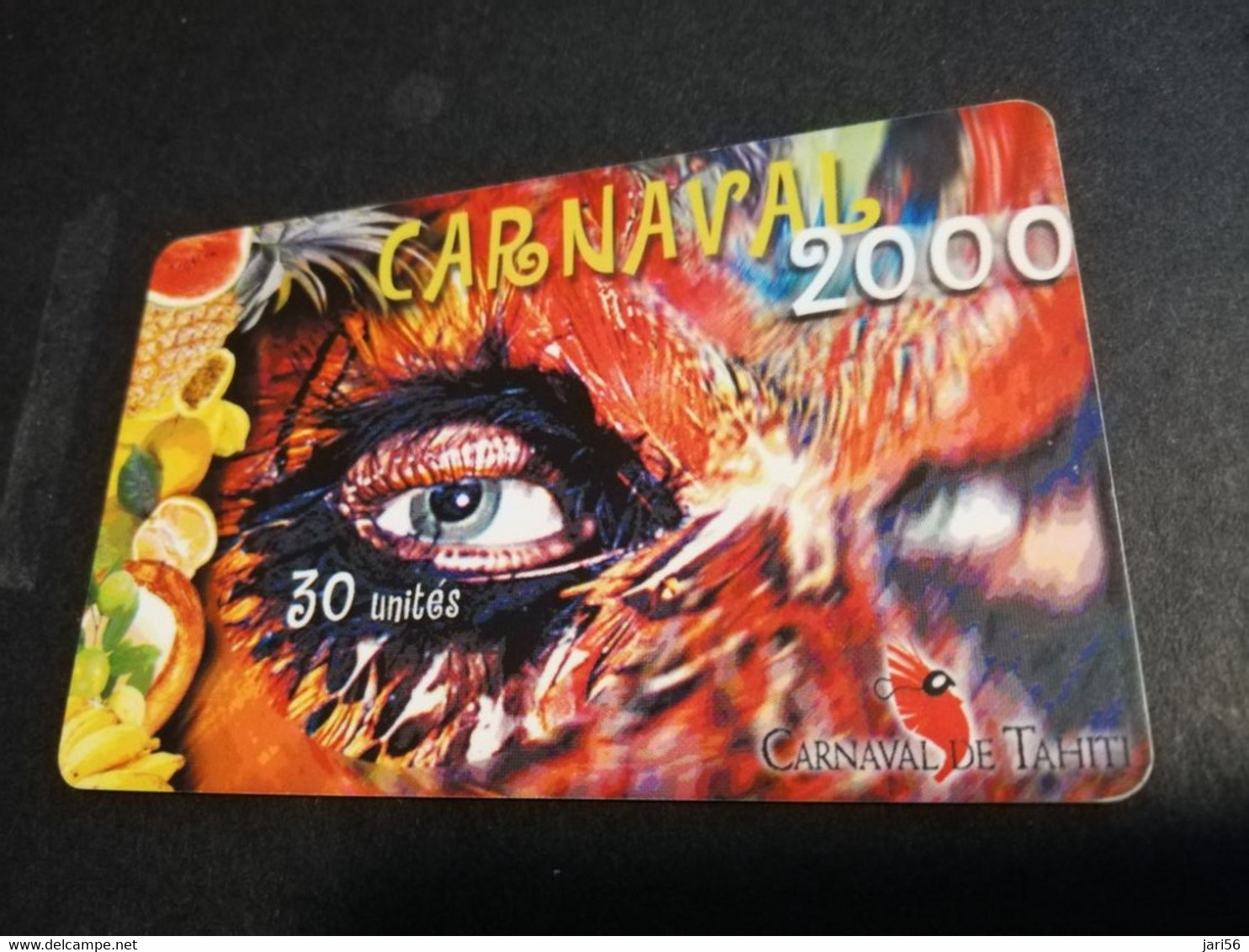 POLINESIA FRANCAISE  CHIPCARD  30 UNITS  CARNAVAL 2000           **4921** - Polynésie Française