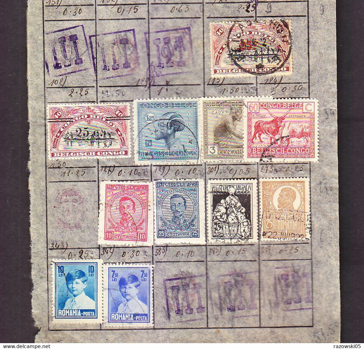 18 SCANS  EUROPE  LOT COLLECTION RUSSIE ITALIE ETATS UNIS EQUATEUR PARAGUAY SUEDE SALVADIR PAYS-BAS CONGO BELGIQUE - Lots & Kiloware (max. 999 Stück)