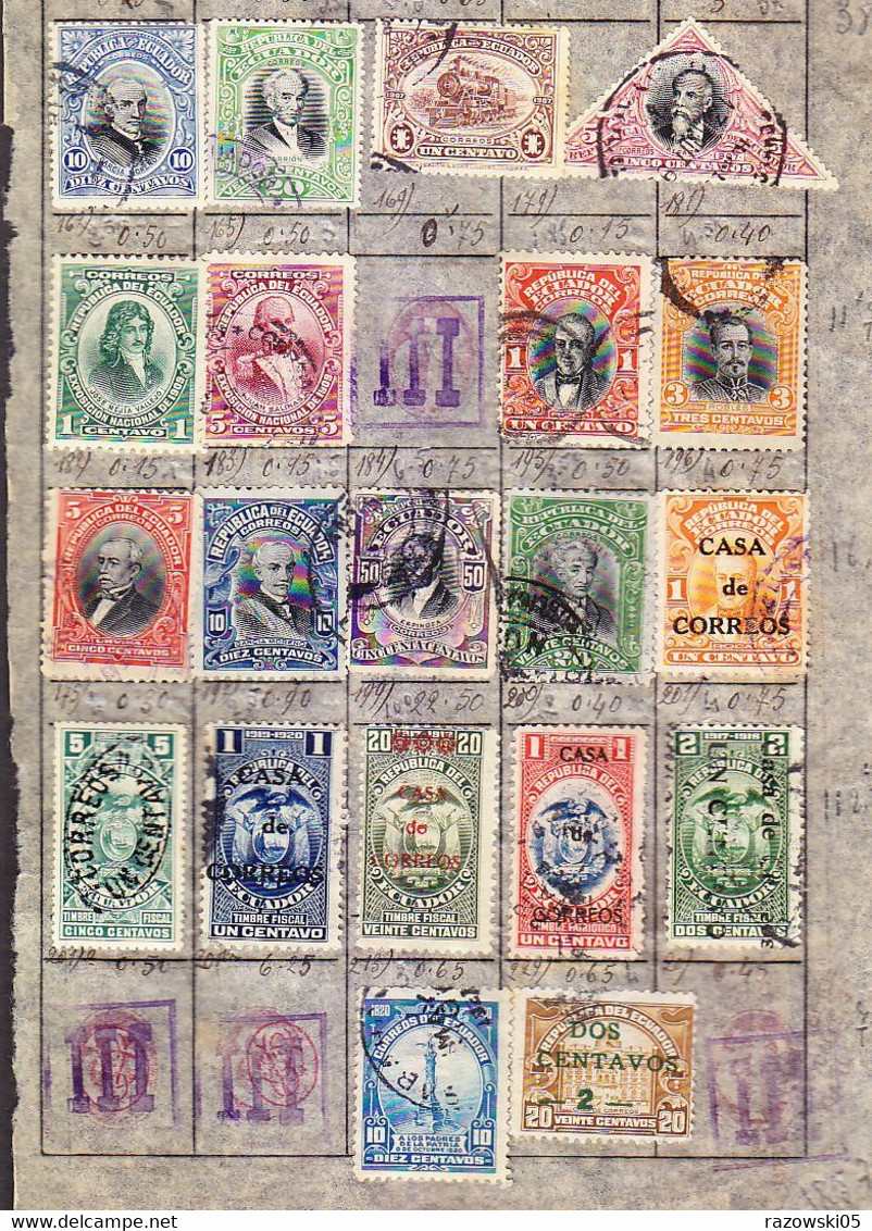 18 SCANS  EUROPE  LOT COLLECTION RUSSIE ITALIE ETATS UNIS EQUATEUR PARAGUAY SUEDE SALVADIR PAYS-BAS CONGO BELGIQUE