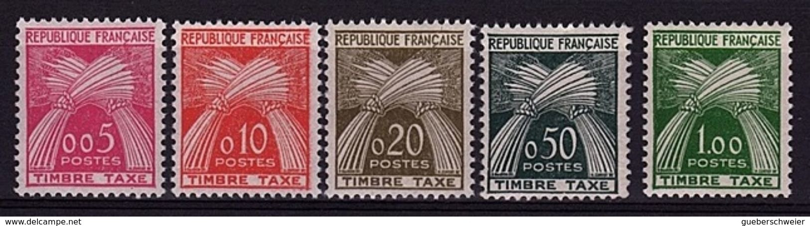 FR-TAXE1 - FRANCE TAXE N° 90/94 Neufs** 1er Choix - 1960-.... Mint/hinged