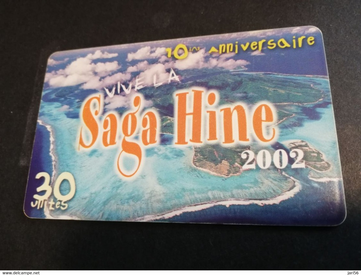 POLINESIA FRANCAISE  CHIPCARD  30  SAGA HINE 2002  SAILBOATS              **4935** - Polynésie Française