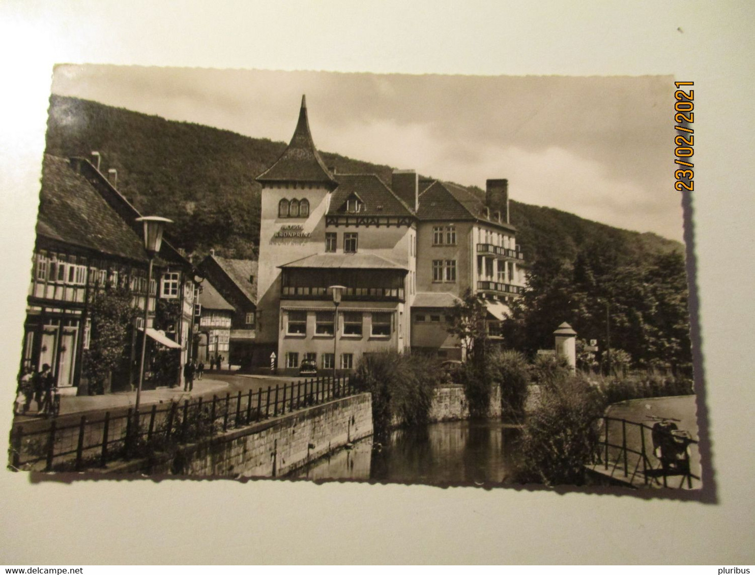 BAD SALZDETFURTH  HOTEL KRONPRINZ , OLD  POSTCARD     , 0 - Bad Salzdetfurth