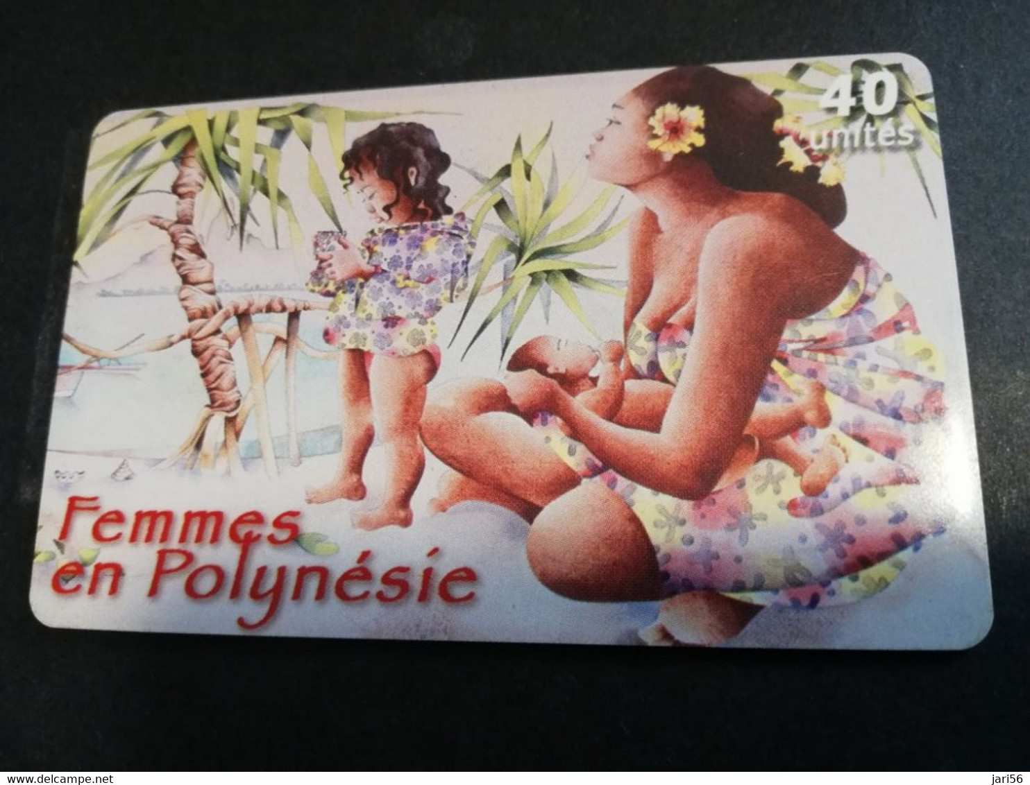POLINESIA FRANCAISE  CHIPCARD  40 UNITS  FEMMES EN POLYNESIE                   **4941** - Frans-Polynesië