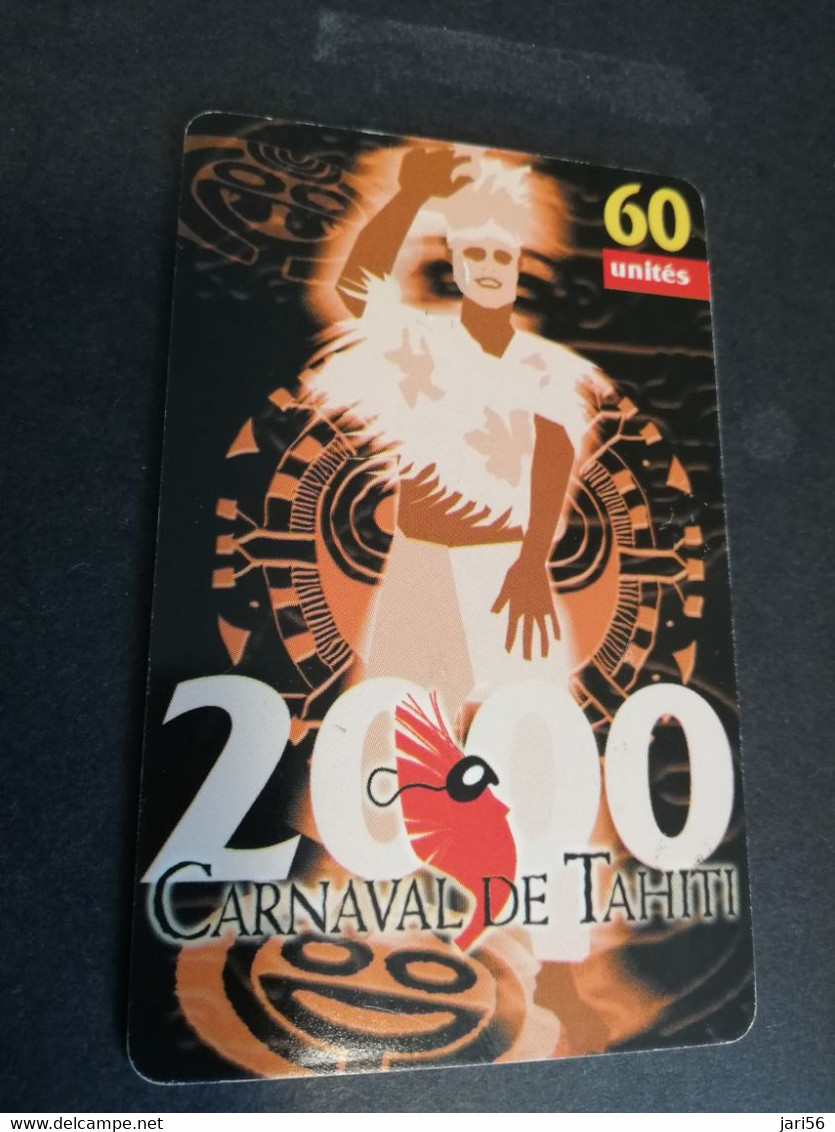 POLINESIA FRANCAISE  CHIPCARD  60 UNITS  CARNAVAL DE TAHITI 2000   POLYNESIEN                **4957** - French Polynesia