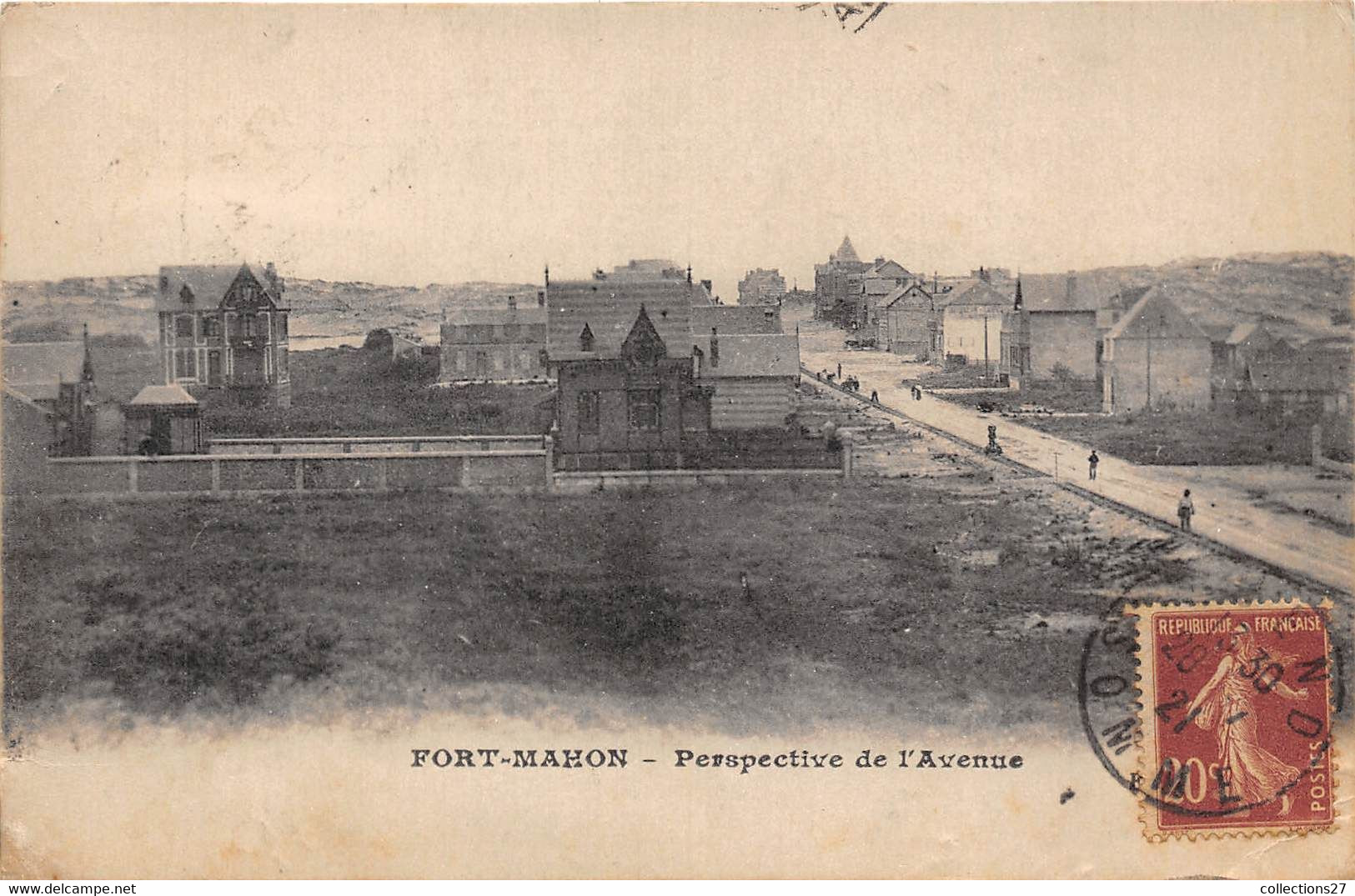 80-FORT-MAHON- PRESPECTIVE DE L'AVENUE - Fort Mahon