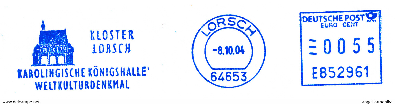 Freistempel Kleiner Ausschnitt 155 Kloster Lorsch Karolingische Königshalle Weltkulturdenkmal - Macchine Per Obliterare (EMA)