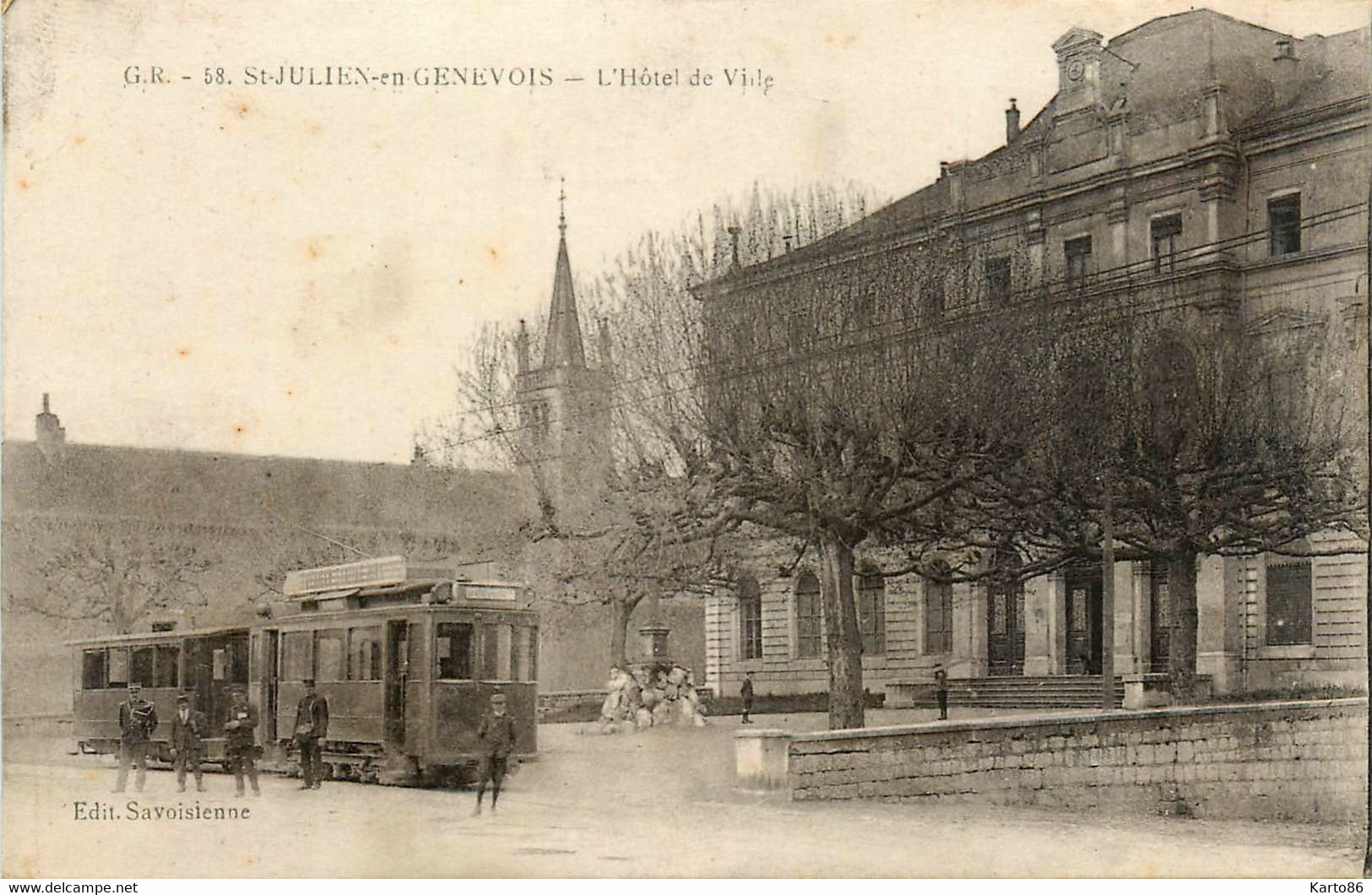 St Julien En Genevois * Hôtel De Ville * Mairie * Tramway Tram - Saint-Julien-en-Genevois