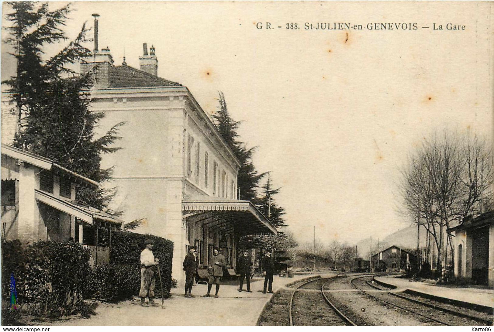 St Julien En Genevois * La Gare * Ligne Chemin De Fer De Haute Savoie - Saint-Julien-en-Genevois