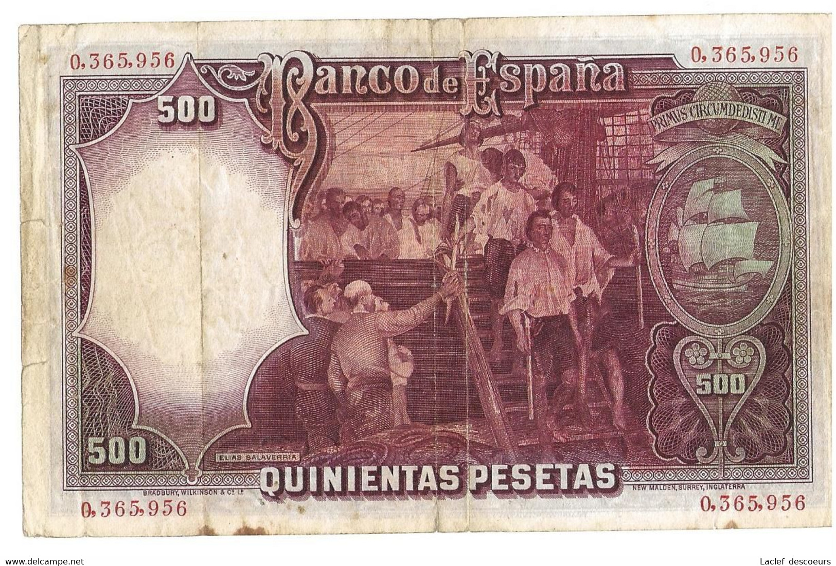 500 Pesetas Espagne 1931 - 500 Pesetas