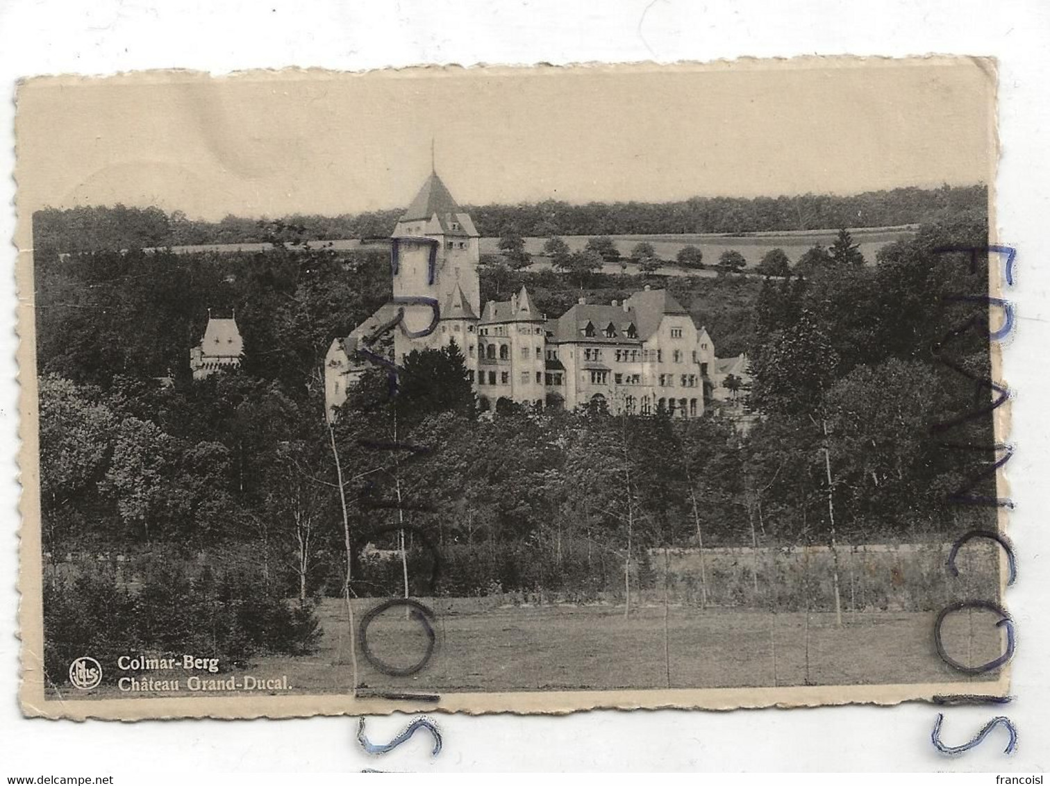 Colmar-Berg. Château Grand-Ducal. NELS. E.A. Schaack - Colmar – Berg