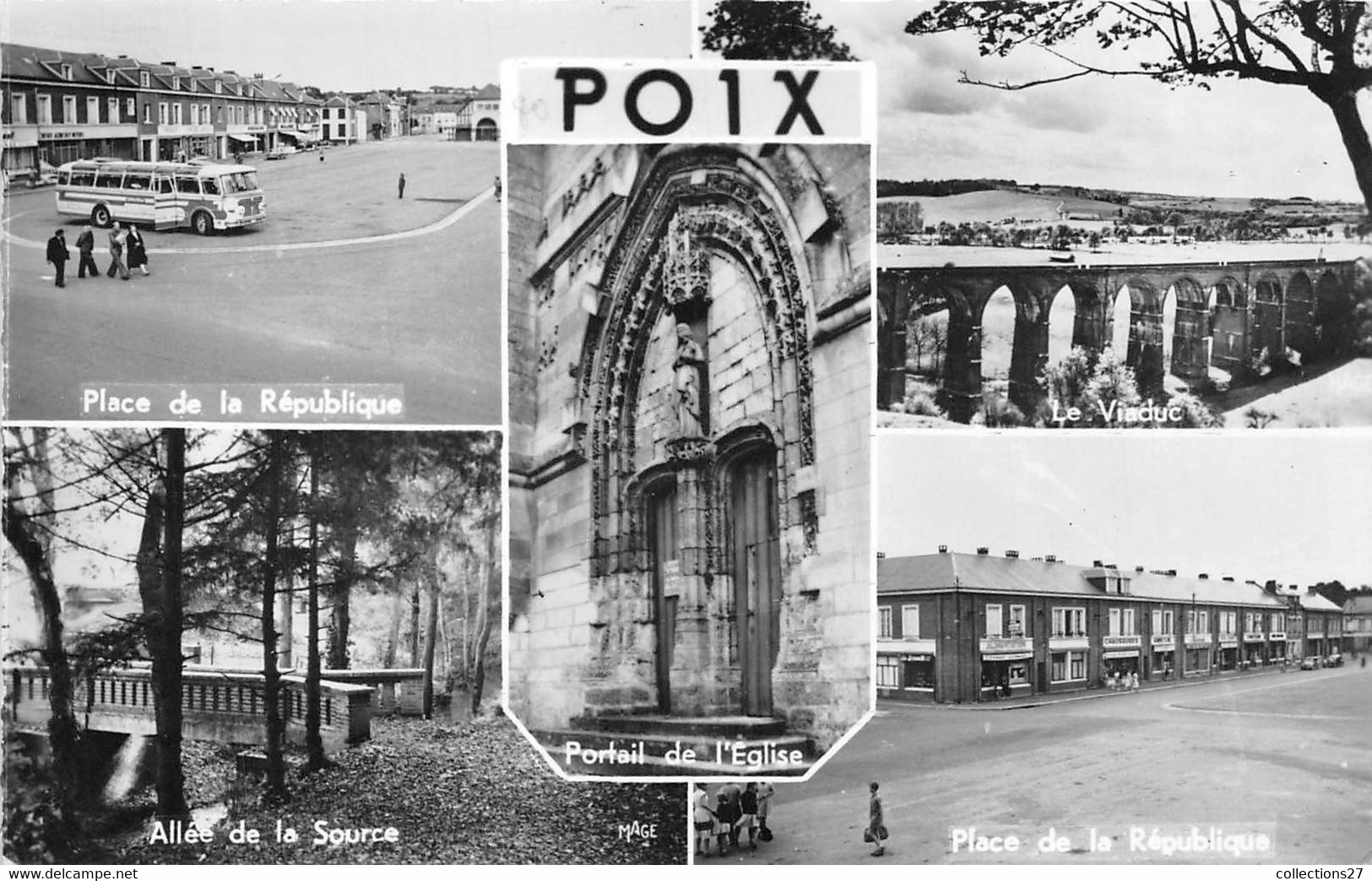 80-POIX- MULTIVUES - Poix-de-Picardie