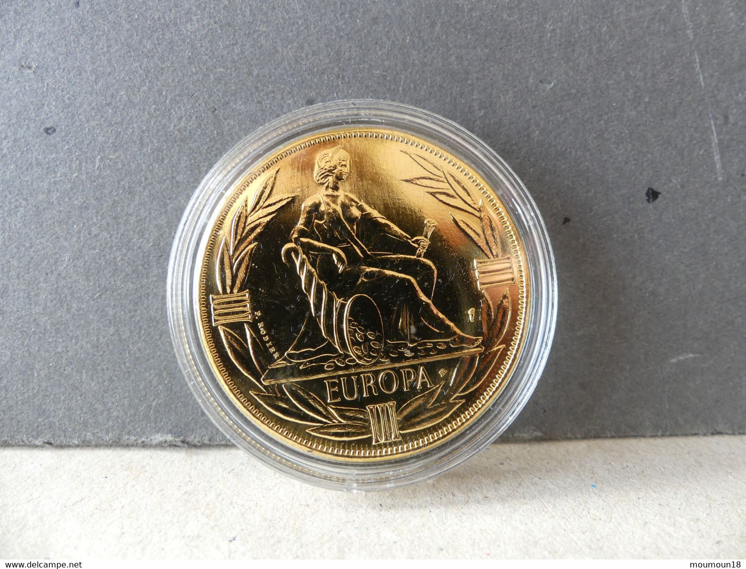 Ecu Euro Europa 1982 Trésor Du Patrimoine Monnaie De Paris - Variëteiten En Curiosa