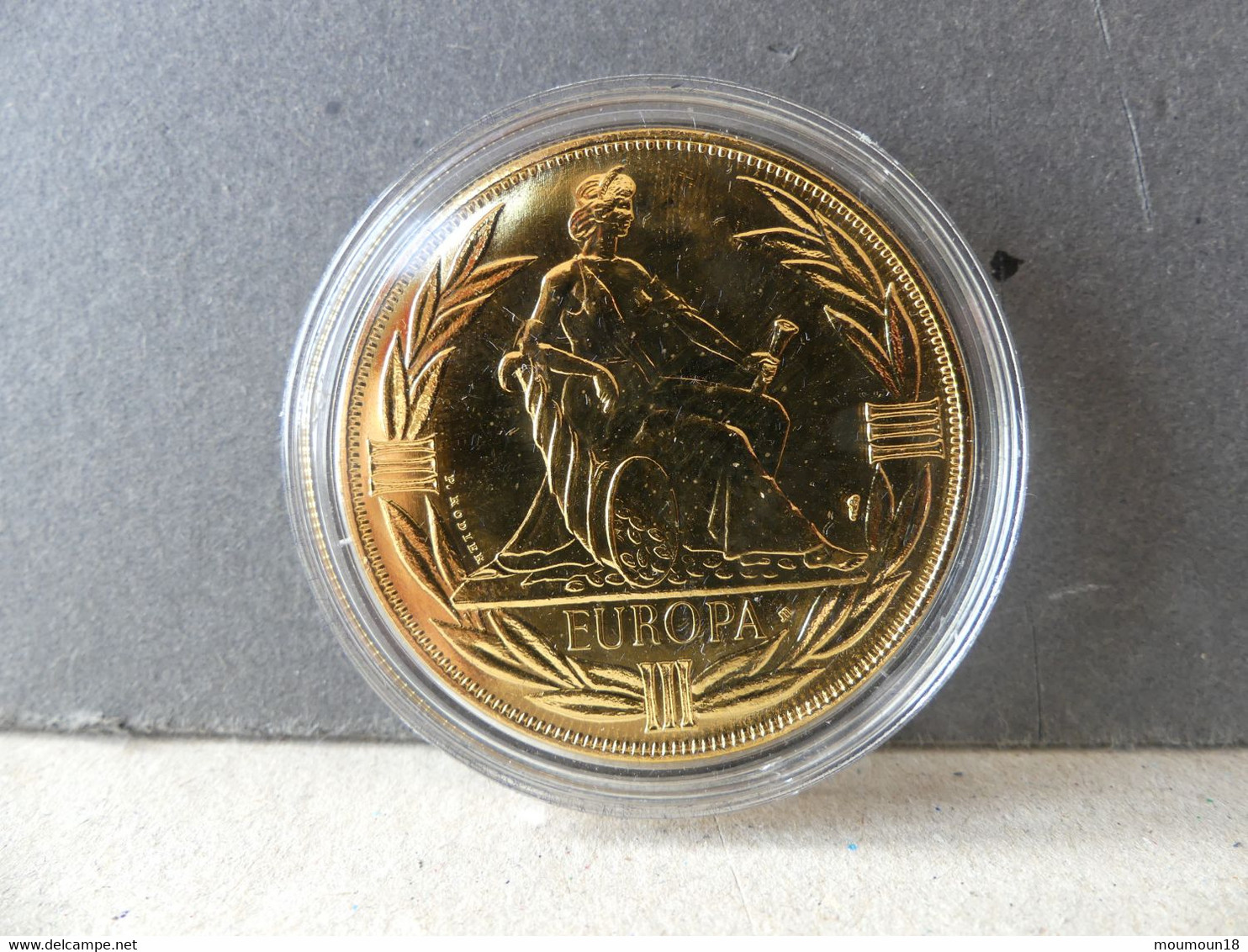 Ecu Euro Europa 1983 Trésor Du Patrimoine Monnaie De Paris - Variëteiten En Curiosa