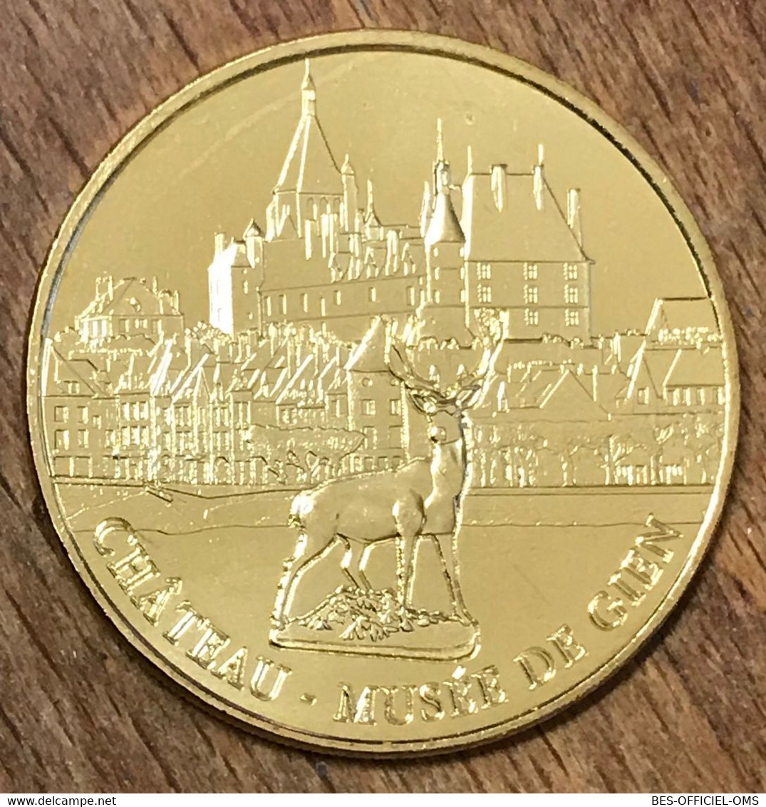 45 CHÂTEAU MUSÉE DE GIEN MINI MÉDAILLE SOUVENIR MONNAIE DE PARIS 2018 JETON TOURISTIQUE TOKENS MEDALS COINS - 2018