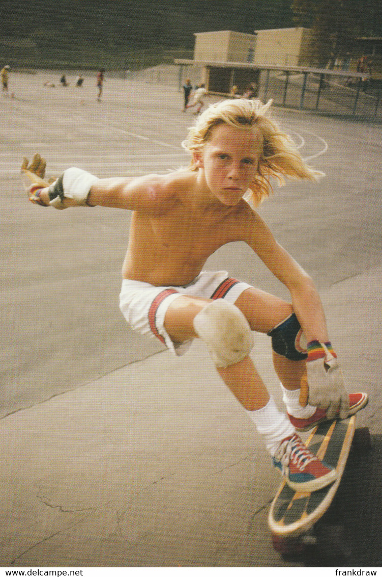 Postcard - Skate Boarding In The Seventies By H. Holland - Turning A Bend With Style - New - Skateboard