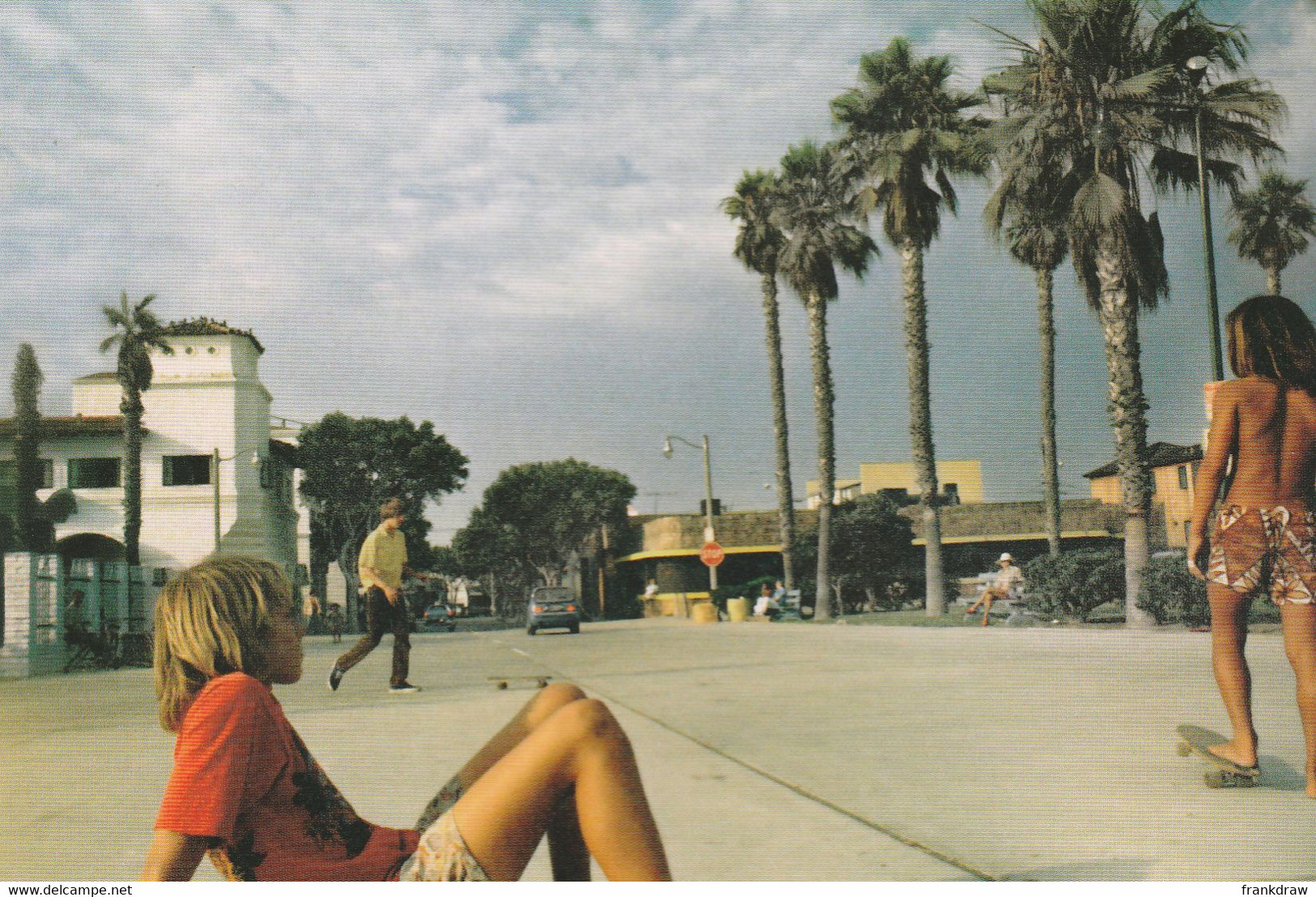 Postcard - Skate Boarding In The Seventies By H. Holland - In The Street - New - Skateboard