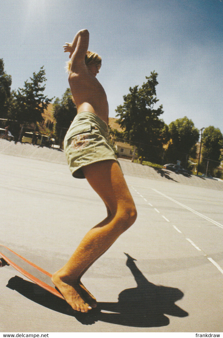 Postcard - Skate Boarding In The Seventies By H. Holland - Putting The Brakes On - New - Skateboard