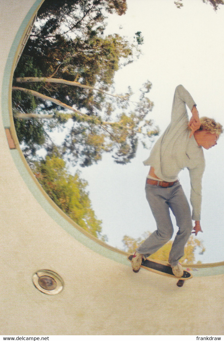 Postcard - Skate Boarding In The Seventies By H. Holland - Riding The Wall - New - Skateboard