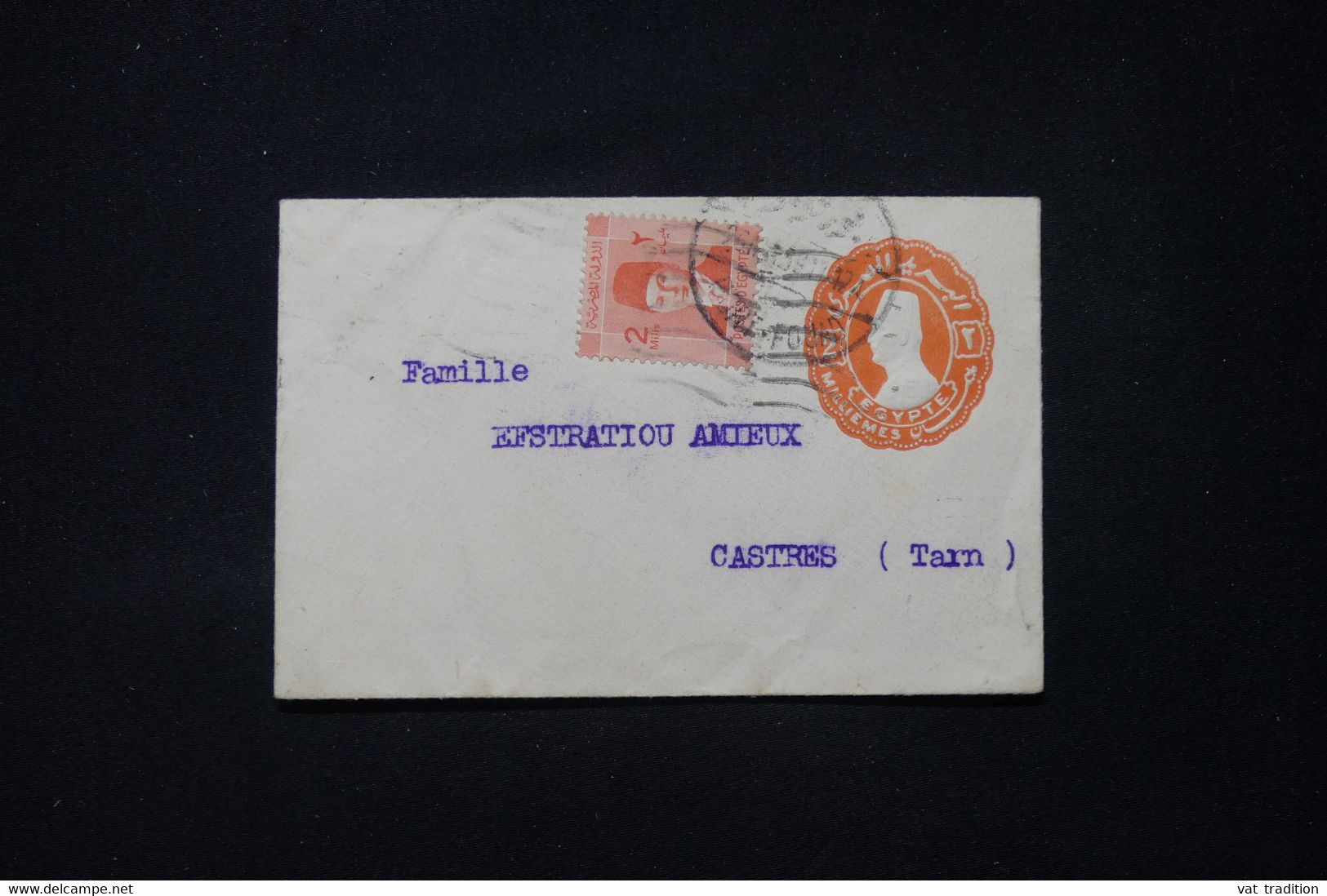 EGYPTE - Entier Postal + Complément Pour La France En 1939 - L 89579 - Altri & Non Classificati