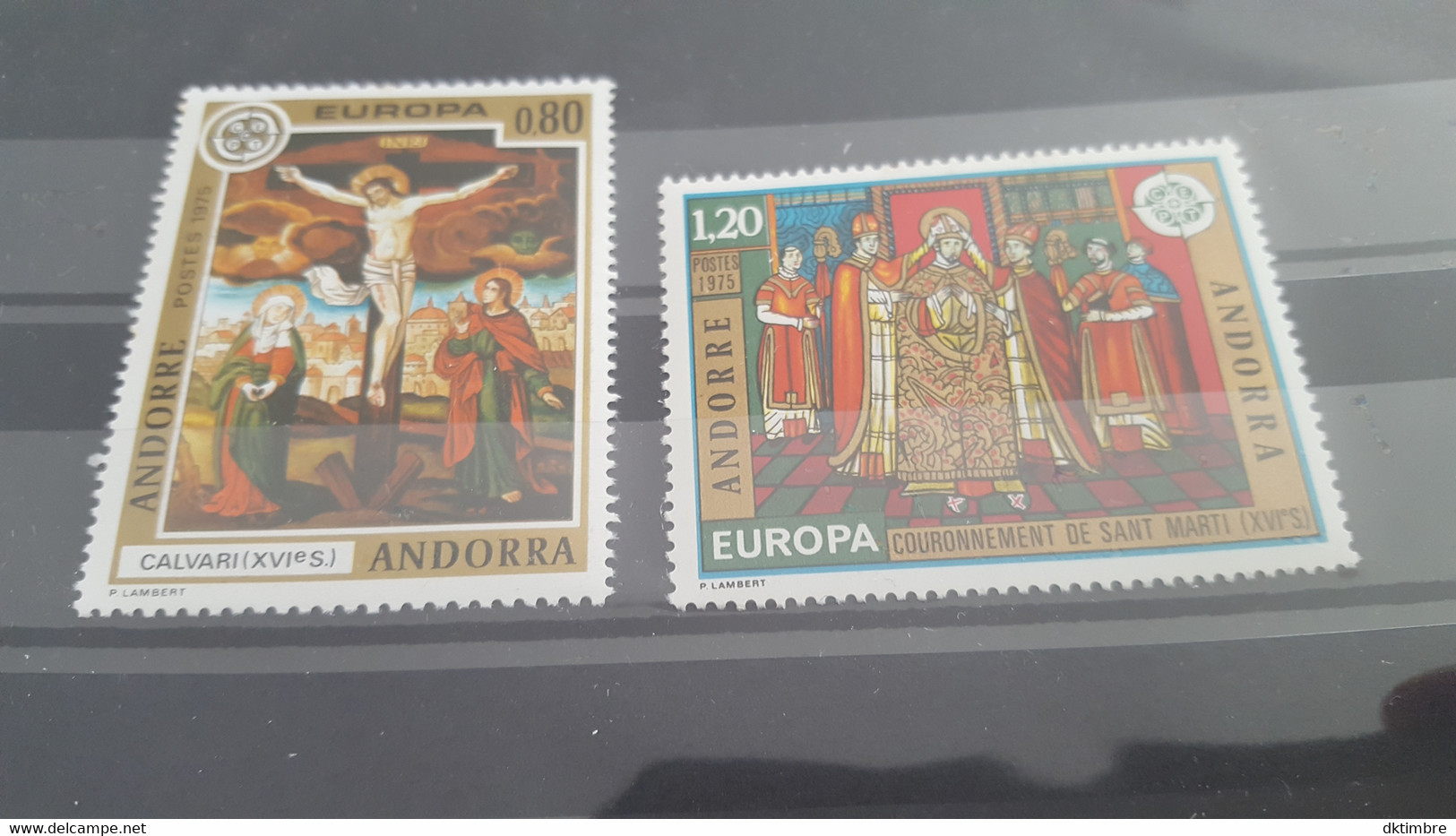 LOT532315 TIMBRE DE ANDORRE NEUF** LUXE N°243/244 VALEUR 18,5 EUROS - Collections